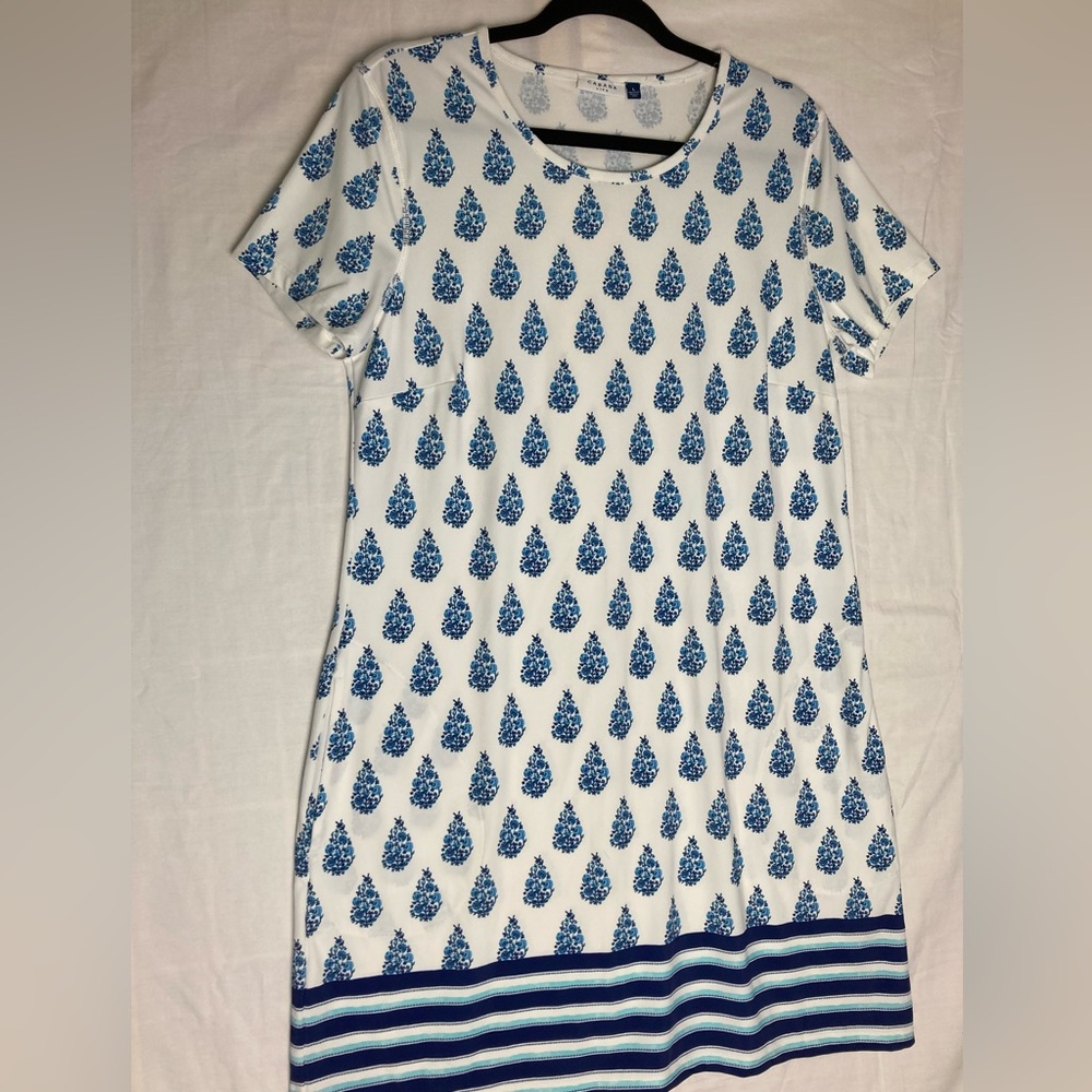 Cabana Life White and Blue Garment